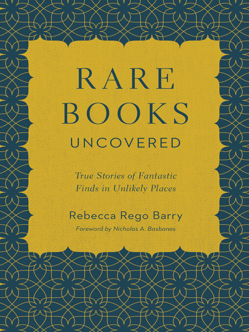 Cover image for Rare Books Uncovered